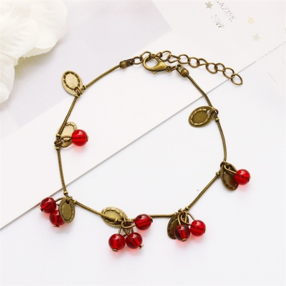 3/$30 ❤️ Cherry Bracelet - Picture 1 of 7